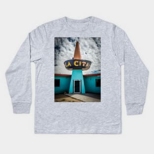 Enter the Sombrero Kids Long Sleeve T-Shirt